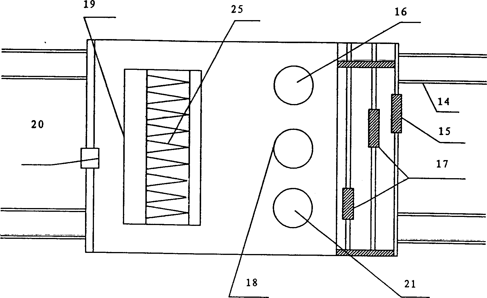 Apparatus and technology for producing integrally splicing hollow boards for building