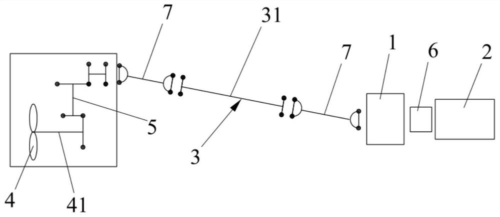 Steering oar propelling system and ship