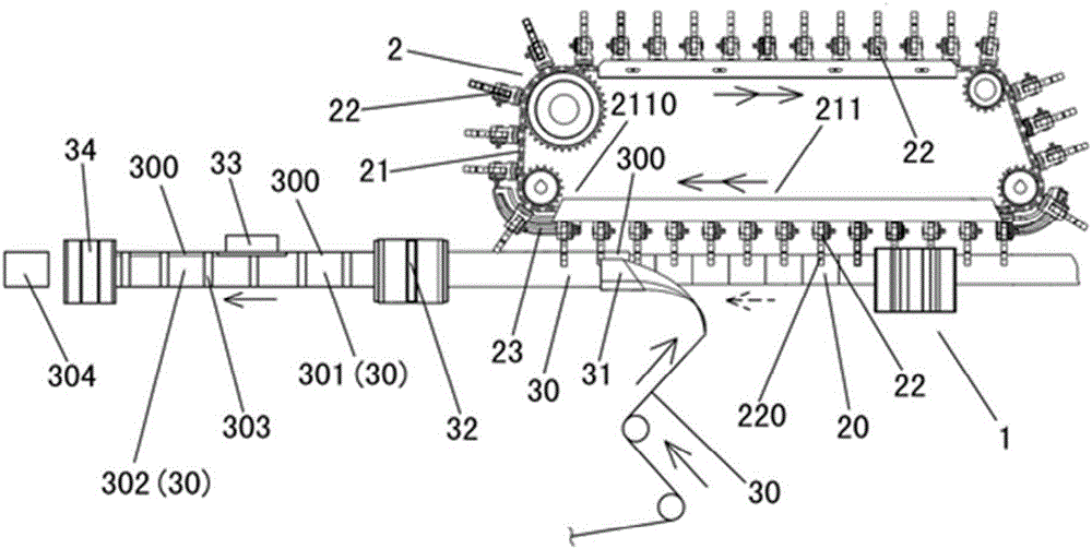 Bag in bag high-speed packaging method and device thereof