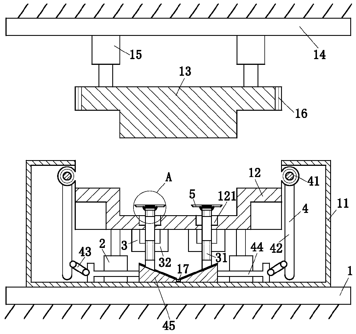 Automobile sheet metal stamping die