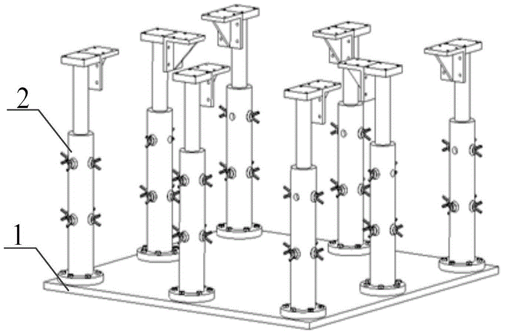 Method for detecting flatness of planar antennas and fast adjustable tool thereof