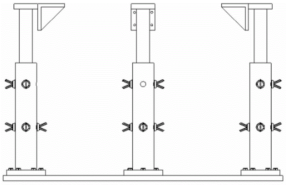 Method for detecting flatness of planar antennas and fast adjustable tool thereof