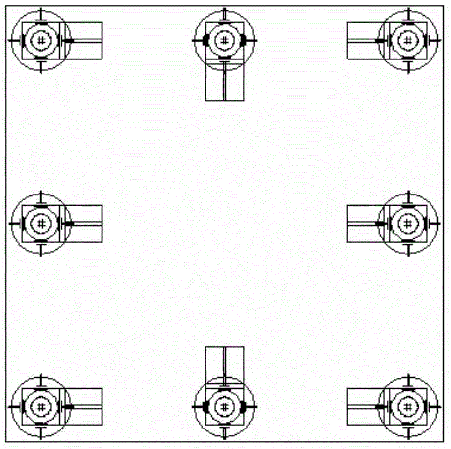 Method for detecting flatness of planar antennas and fast adjustable tool thereof