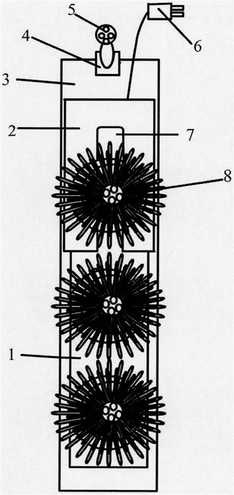 Electric scrubbing and washing machine