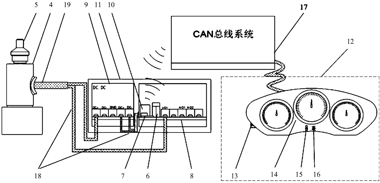 Firefighting system for lithium system power battery