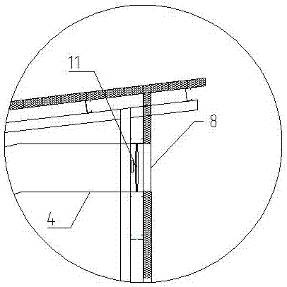 Exhaust structure for animal houses