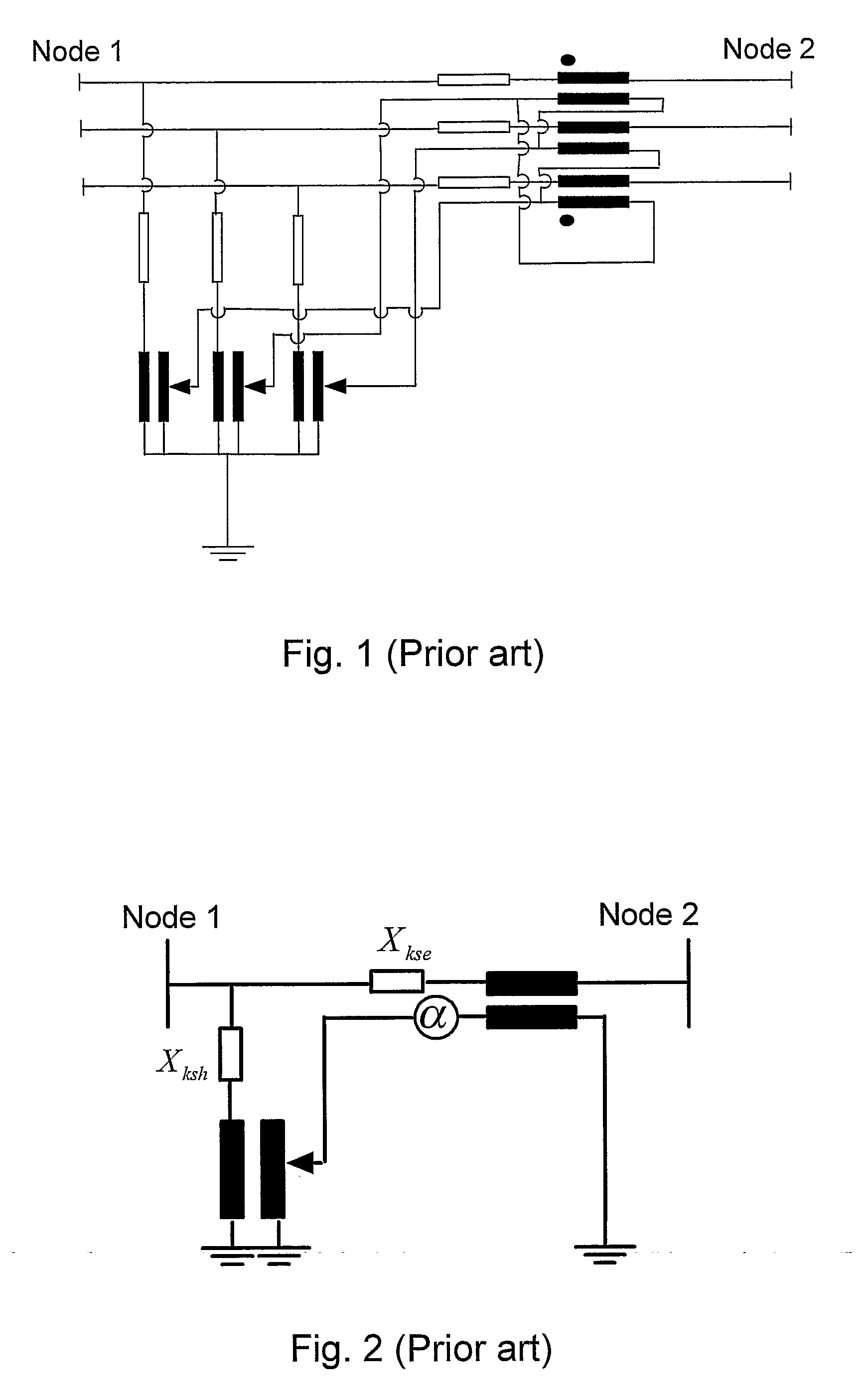 Device and a method for control of power flow in a transmission line