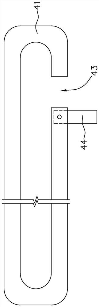 Sepharose gel plate punching structure