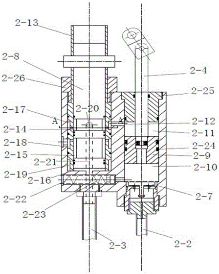 Hydraulic manual seawater desalting device for individual soldier