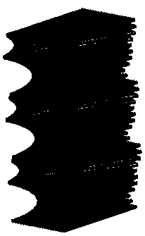 Biomimetic composite material and preparation method thereof