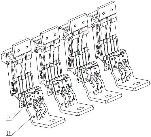 Switch-on and switch-off mechanism of automatic transfer switching equipment