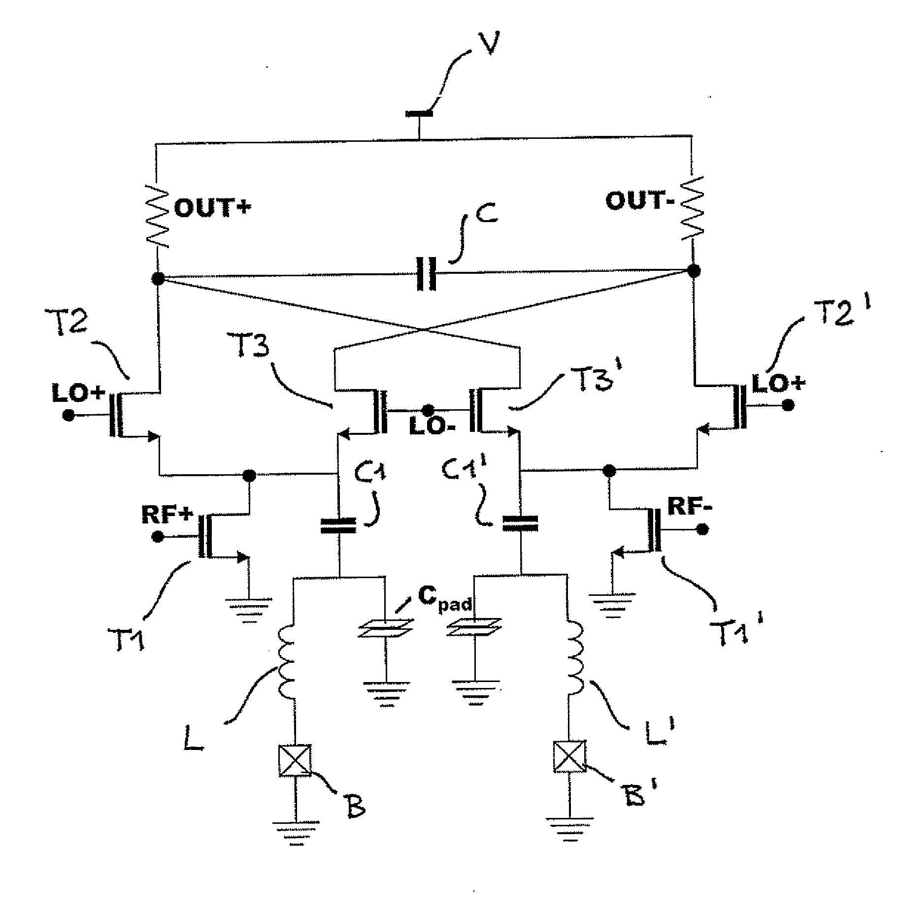 Down-converter mixer