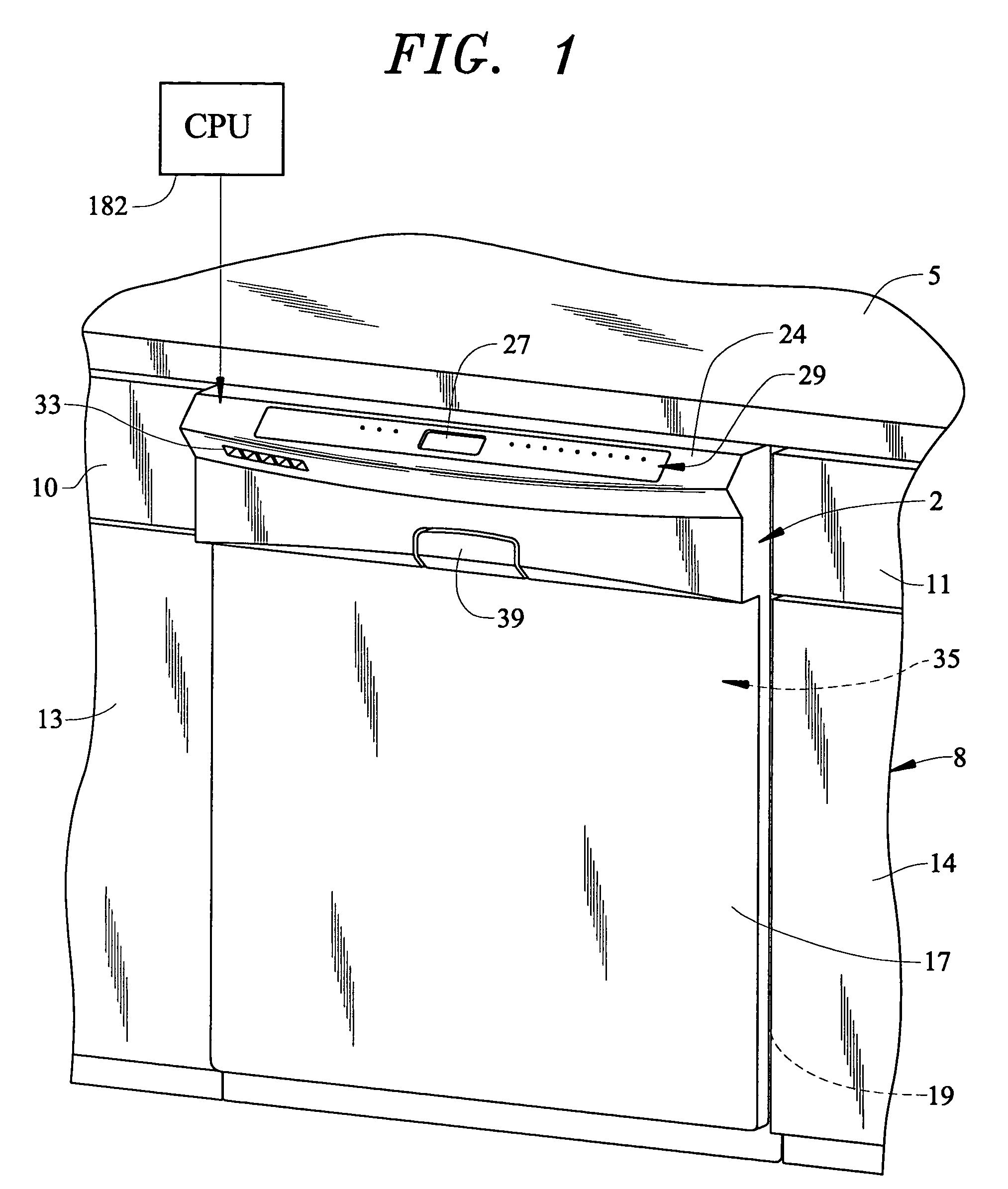 Dishwasher having a side-by-side rack system