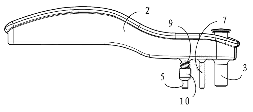 Seat armrest support structure