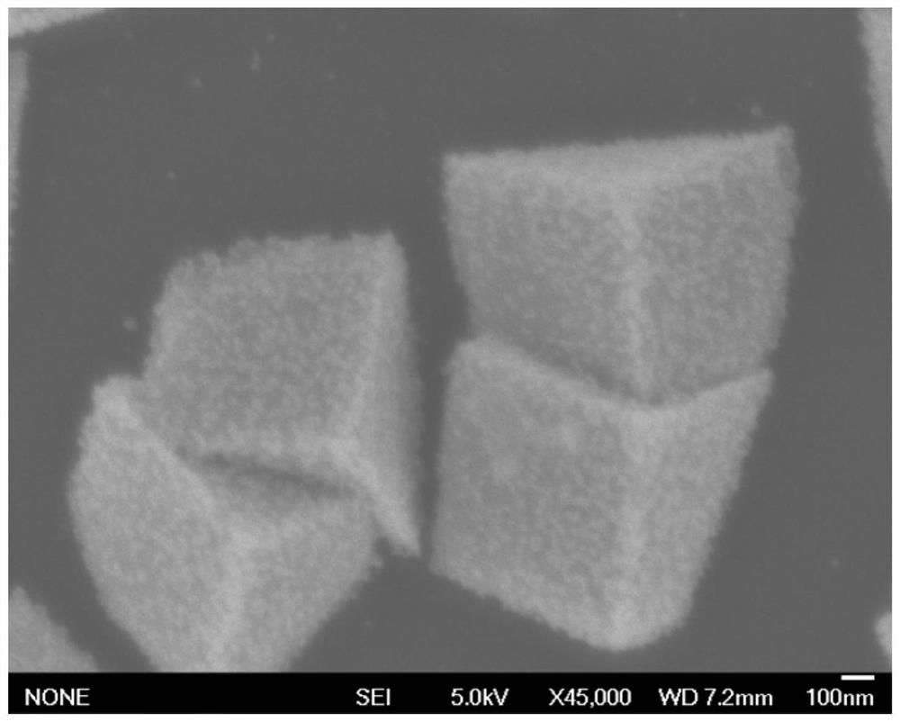 Preparation method of SERS enhanced substrate based on electric replacement reaction