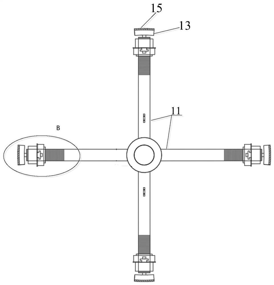 Pipeline socket butt joint device