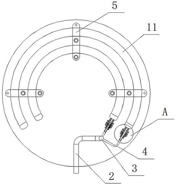 A filter clear liquid universal connecting pipe assembly and filter