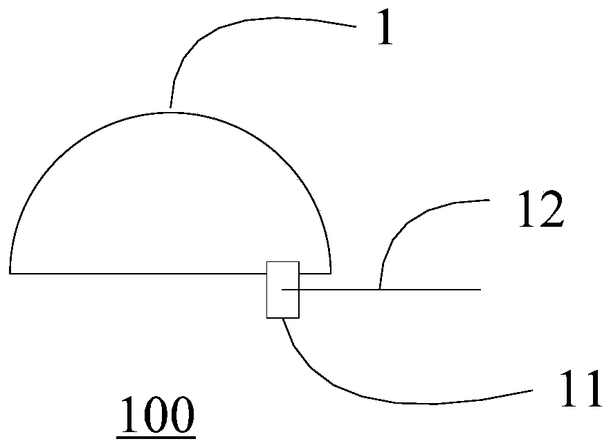 Lens assembly with electric contacts, photoelectric detector and laser radar