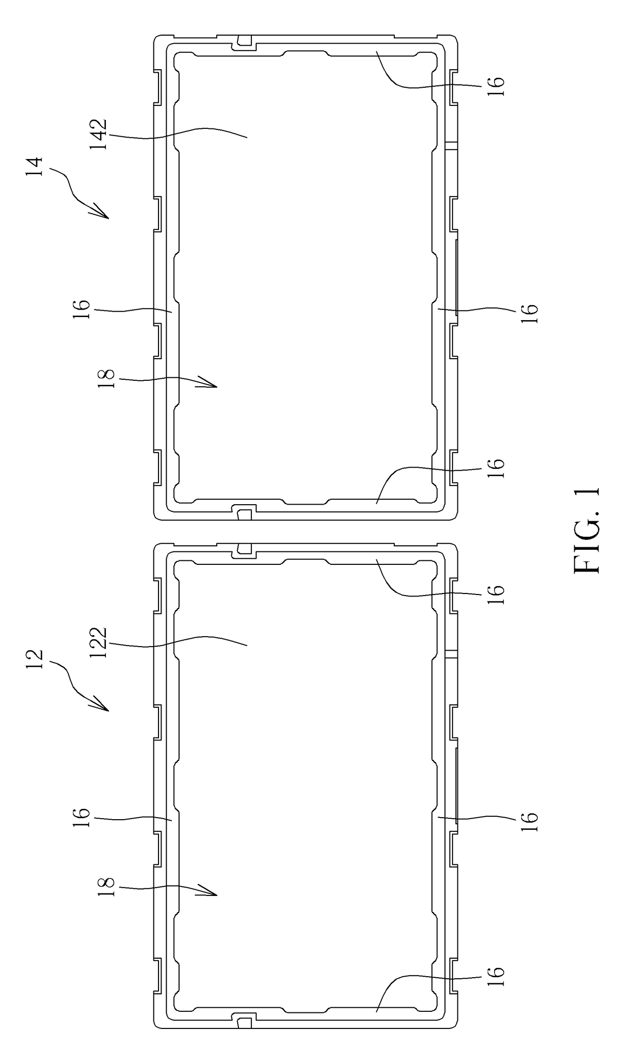 Storage box using cushion package structure