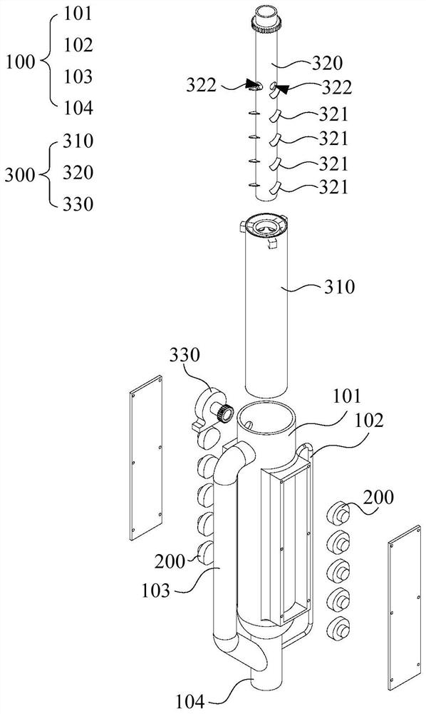 Extraction structure, residual pesticide extraction device and residual pesticide detection equipment