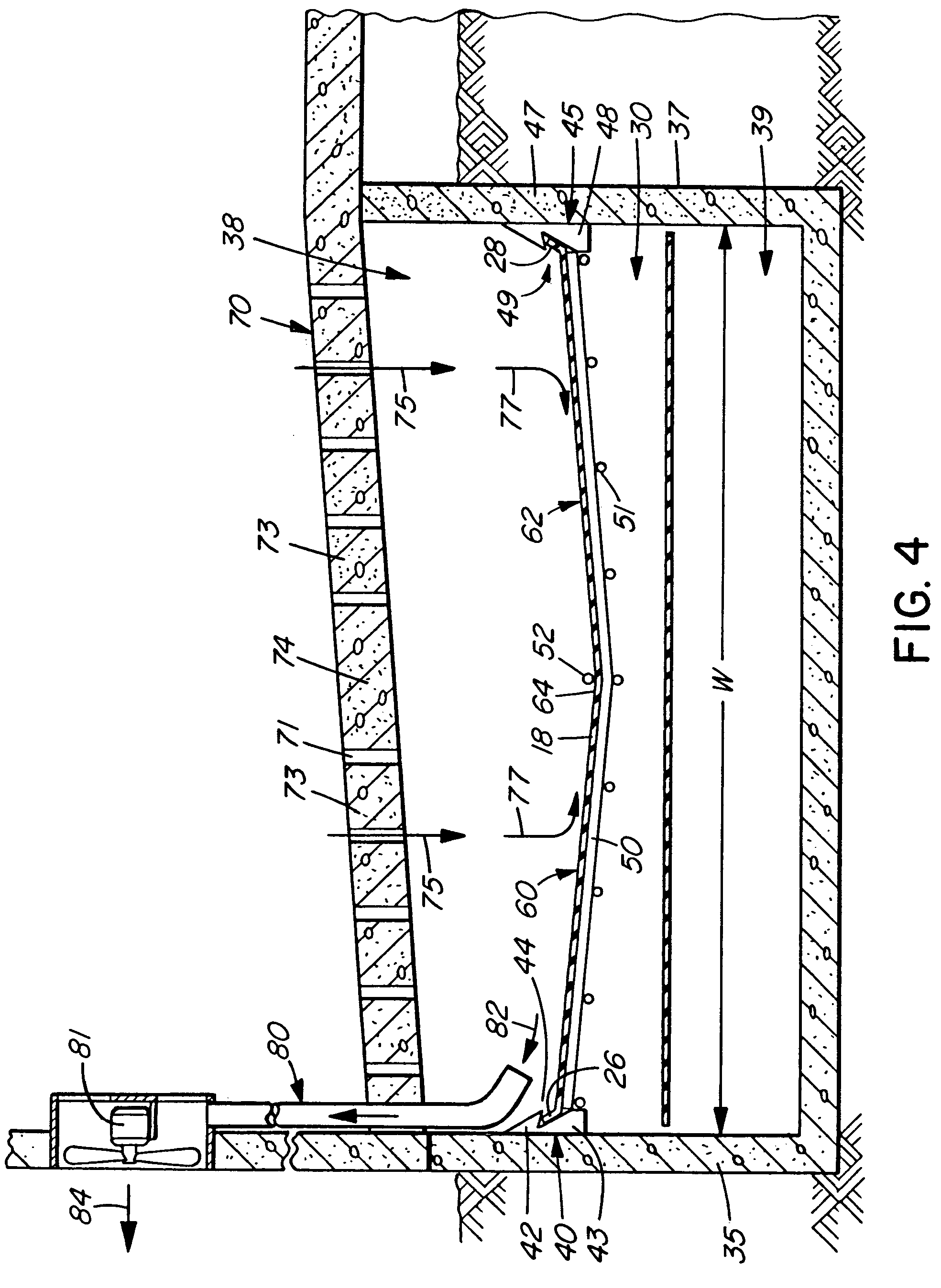 Waste collection system for separating liquid waste from solid waste