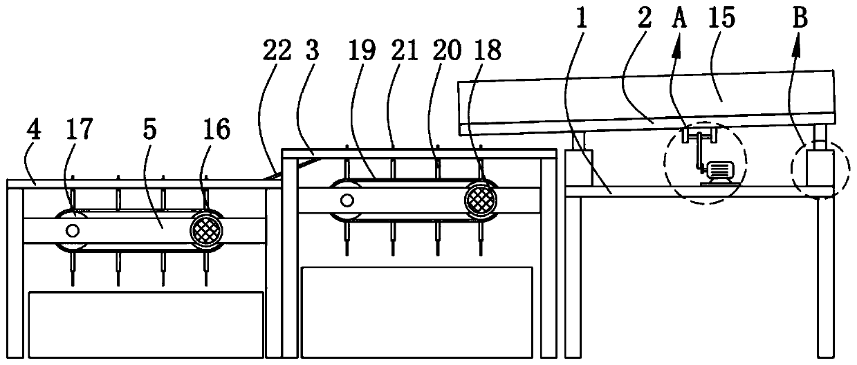 Cam type rotary betel nut sorting device