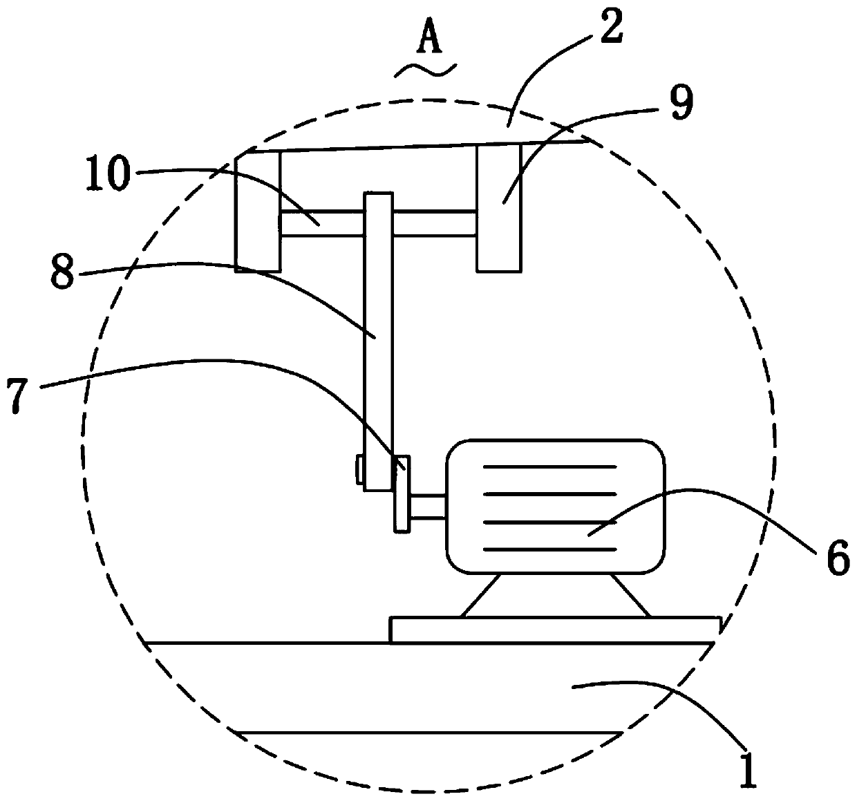 Cam type rotary betel nut sorting device