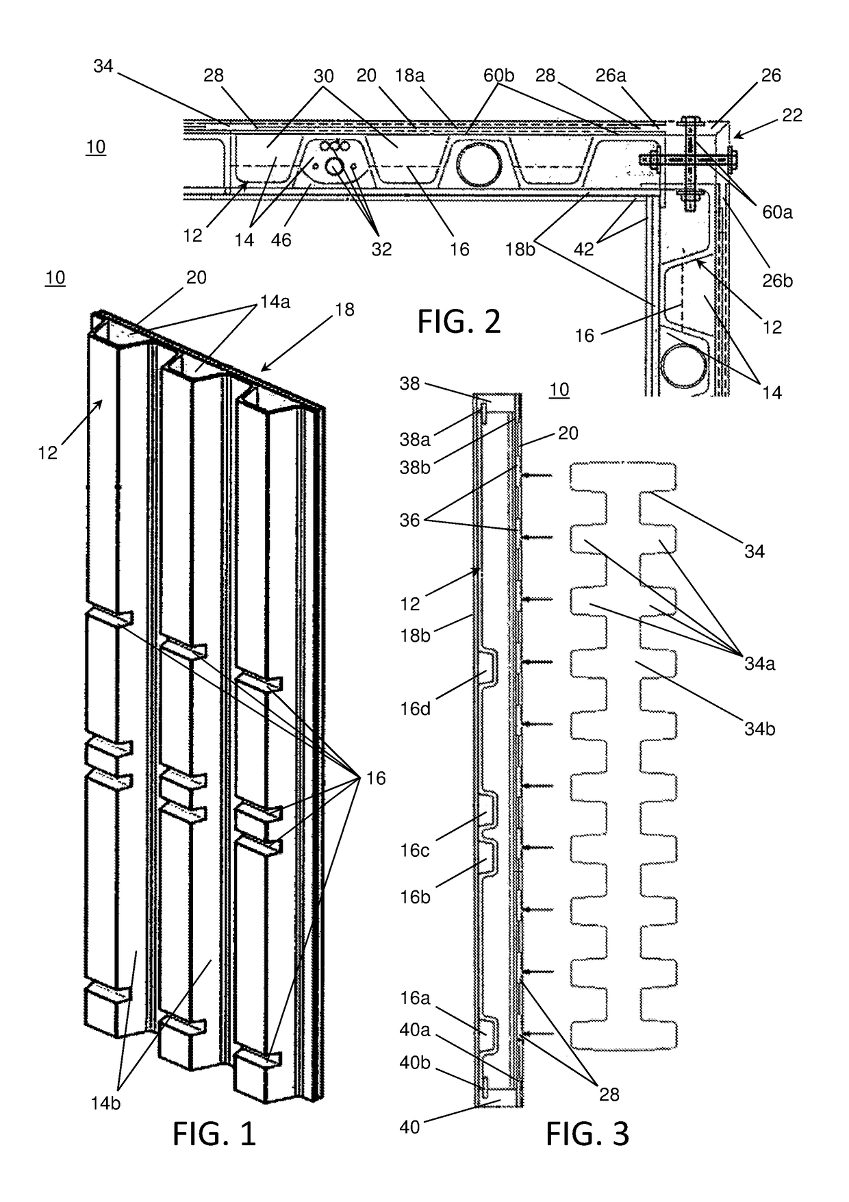 Modular wall system with integrated channels