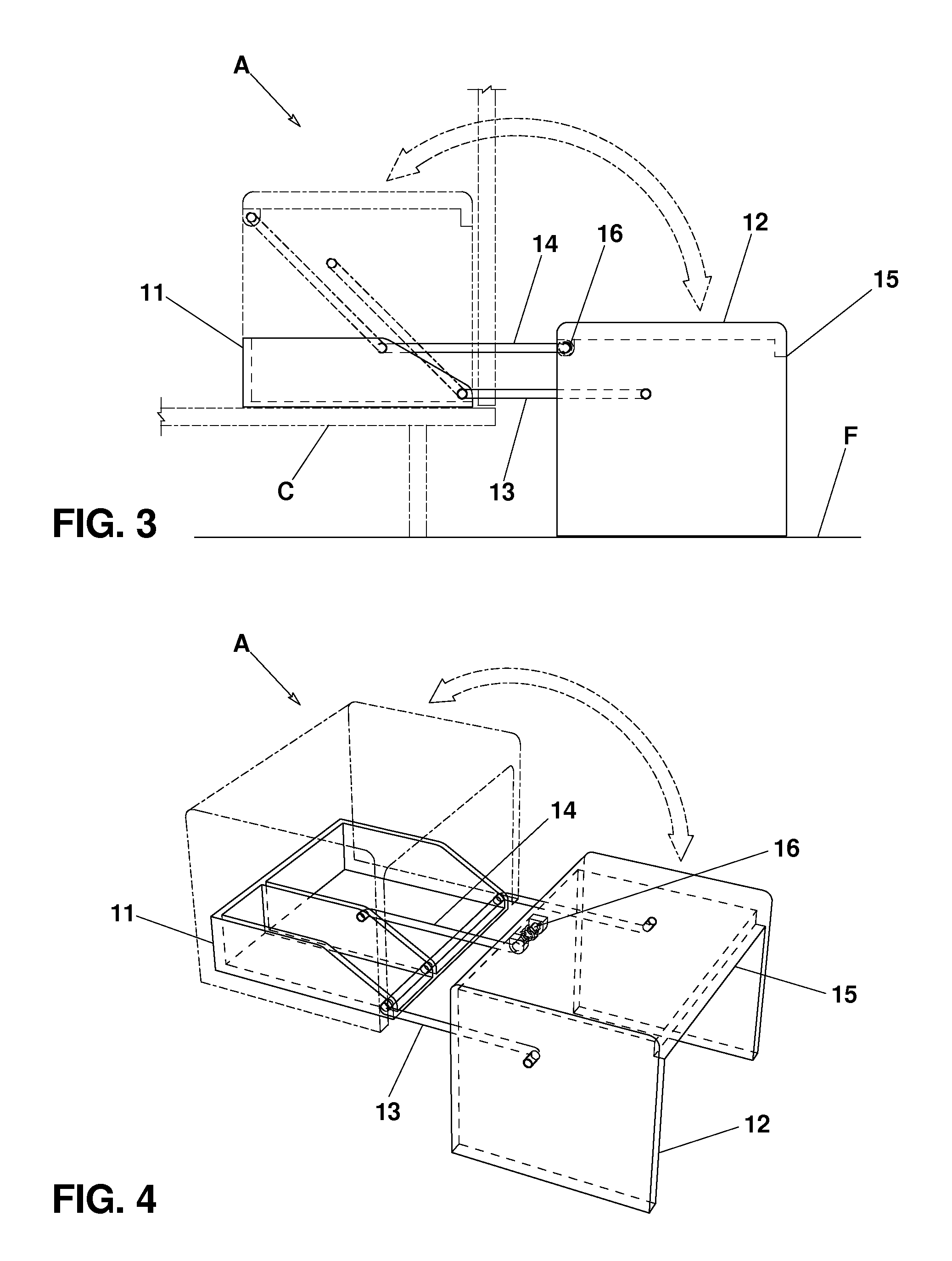 Retractable Step Stool/ Access Device