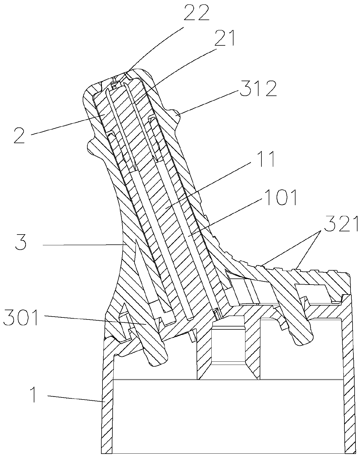 Nasal cavity cleaning actuator