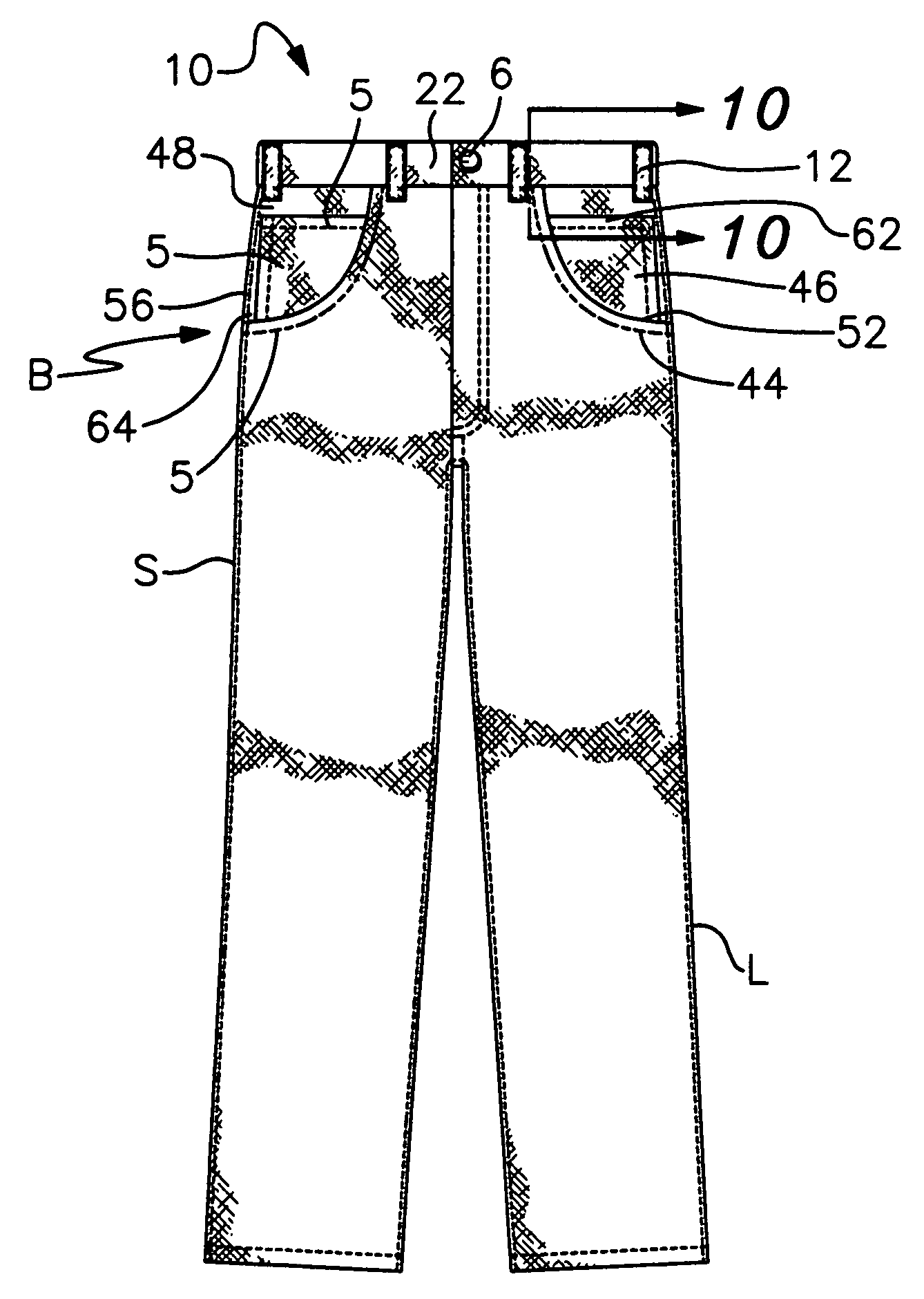 Reinforced denim garment construction