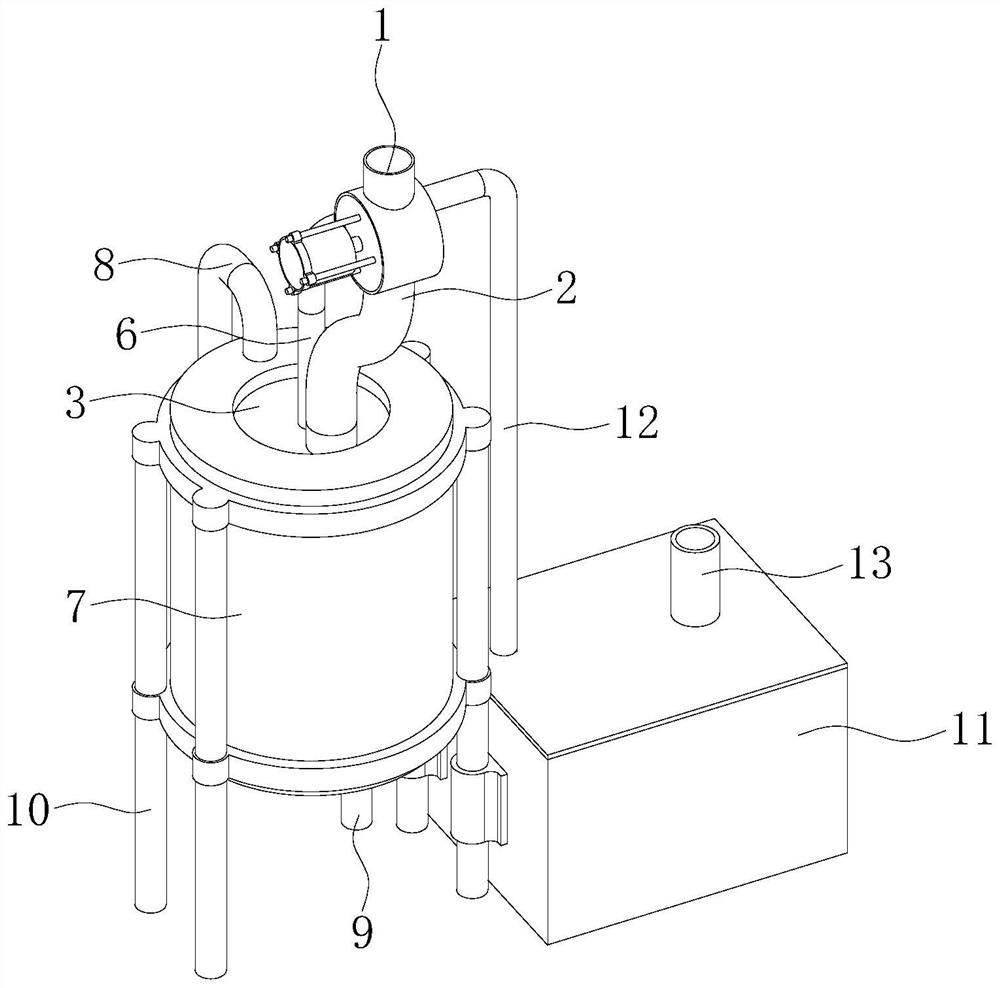 A water and fertilizer integrated water and fertilizer ratio control device