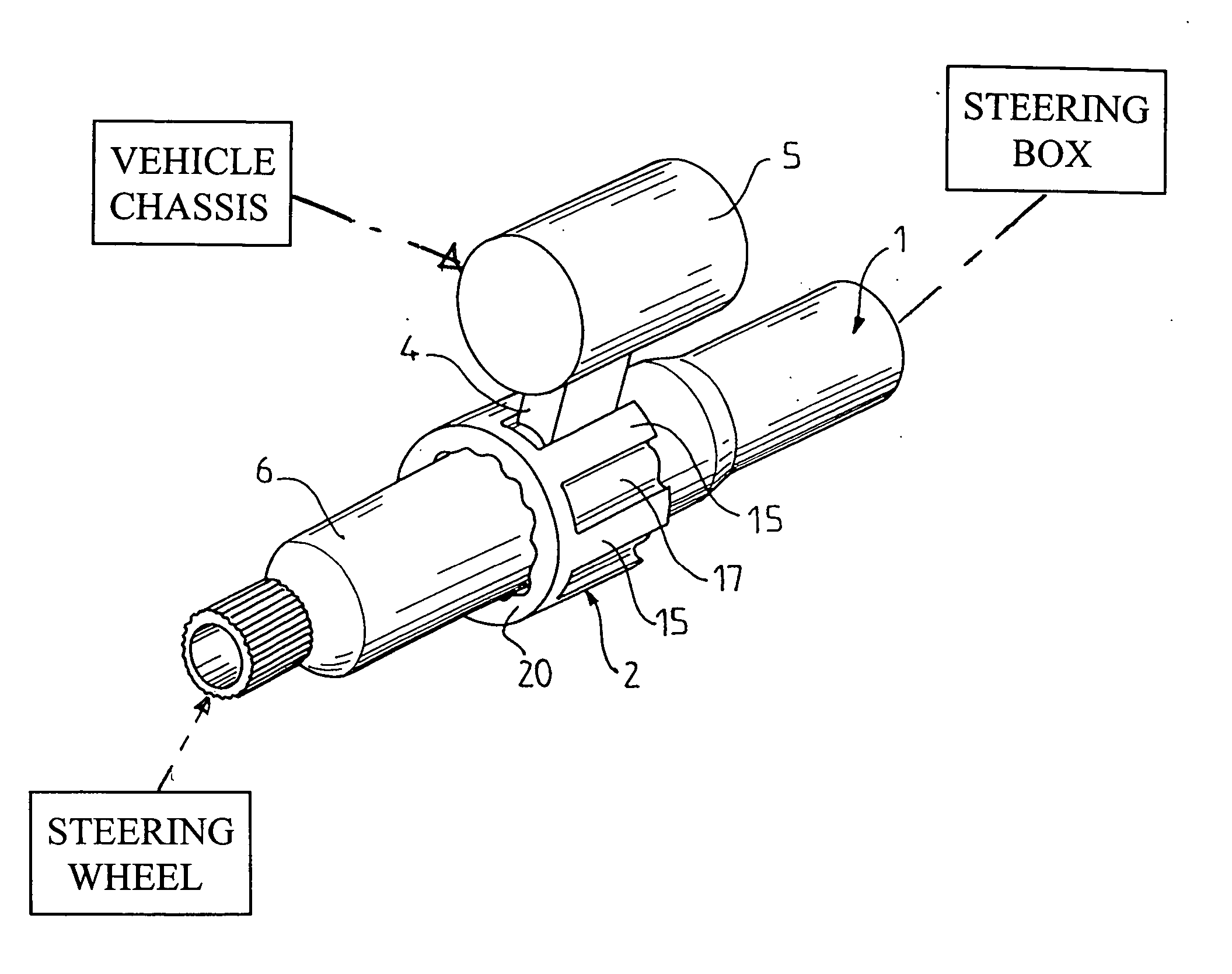 Anti-theft locking means for a vehicle steering shaft