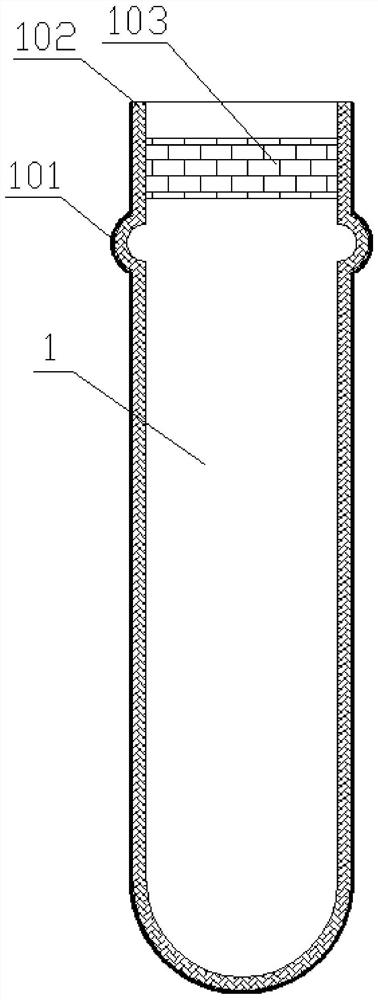 Ceramic fiber catalytic filter tube with function of catalytically oxidizing organic pollutants and dust remover