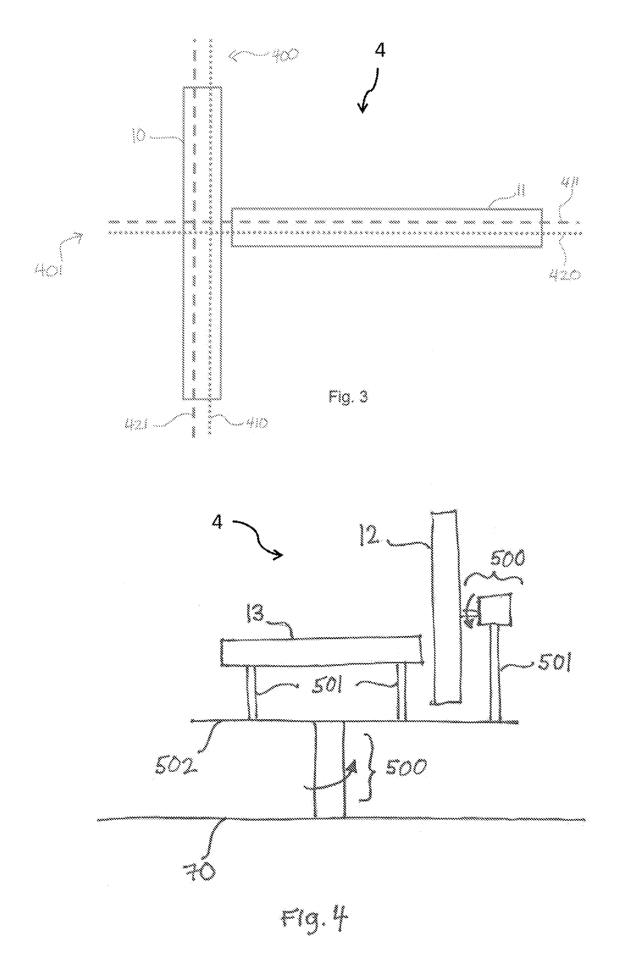 Orthogonal linear transmit receive array radar