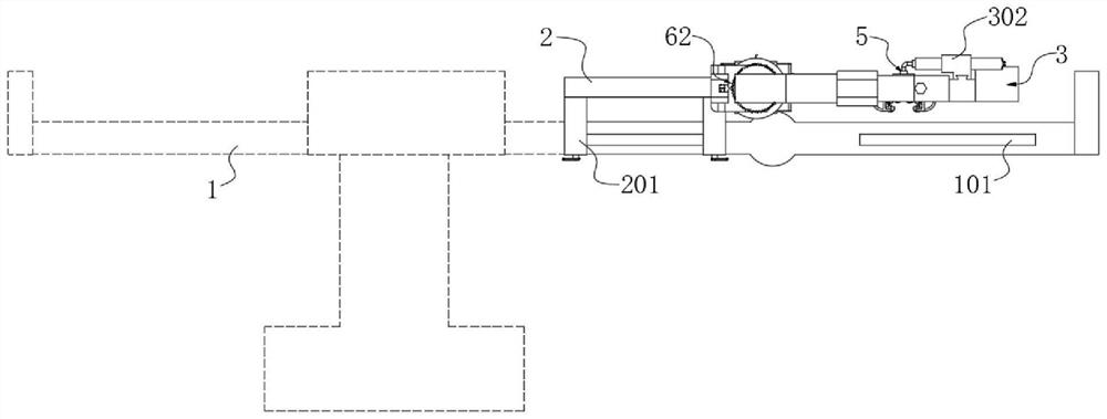 Auxiliary medical hanging bracket for leg disinfection of patient having received lower limb operation