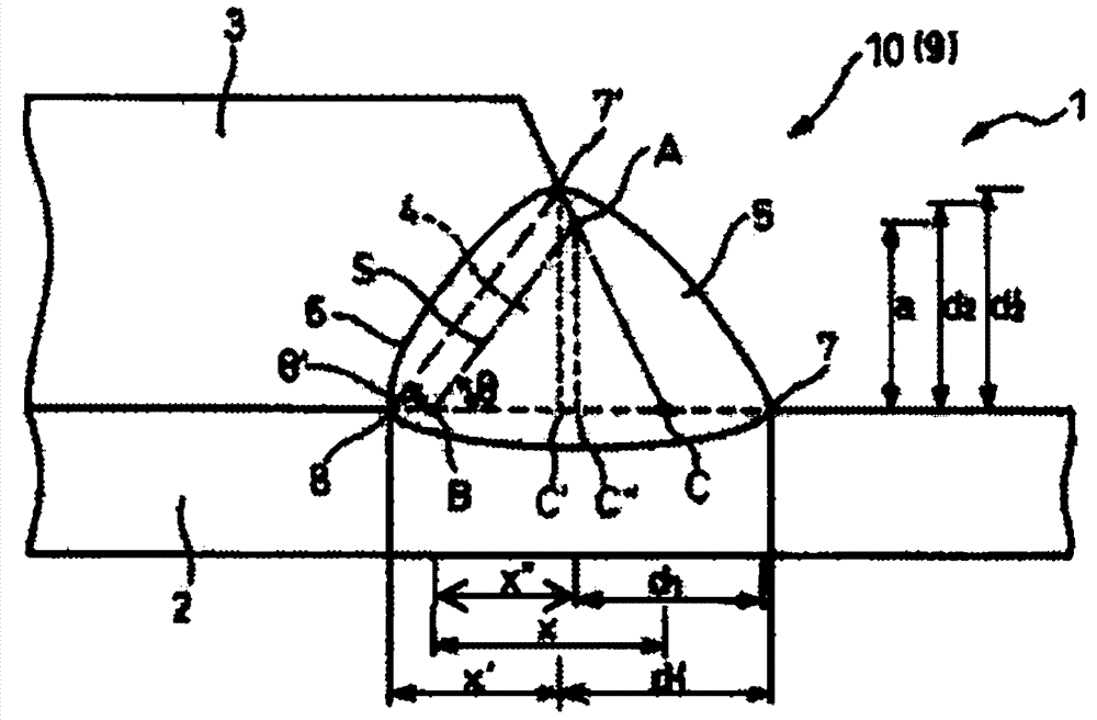 Out-of-plane gusset welded joint and method of making the same