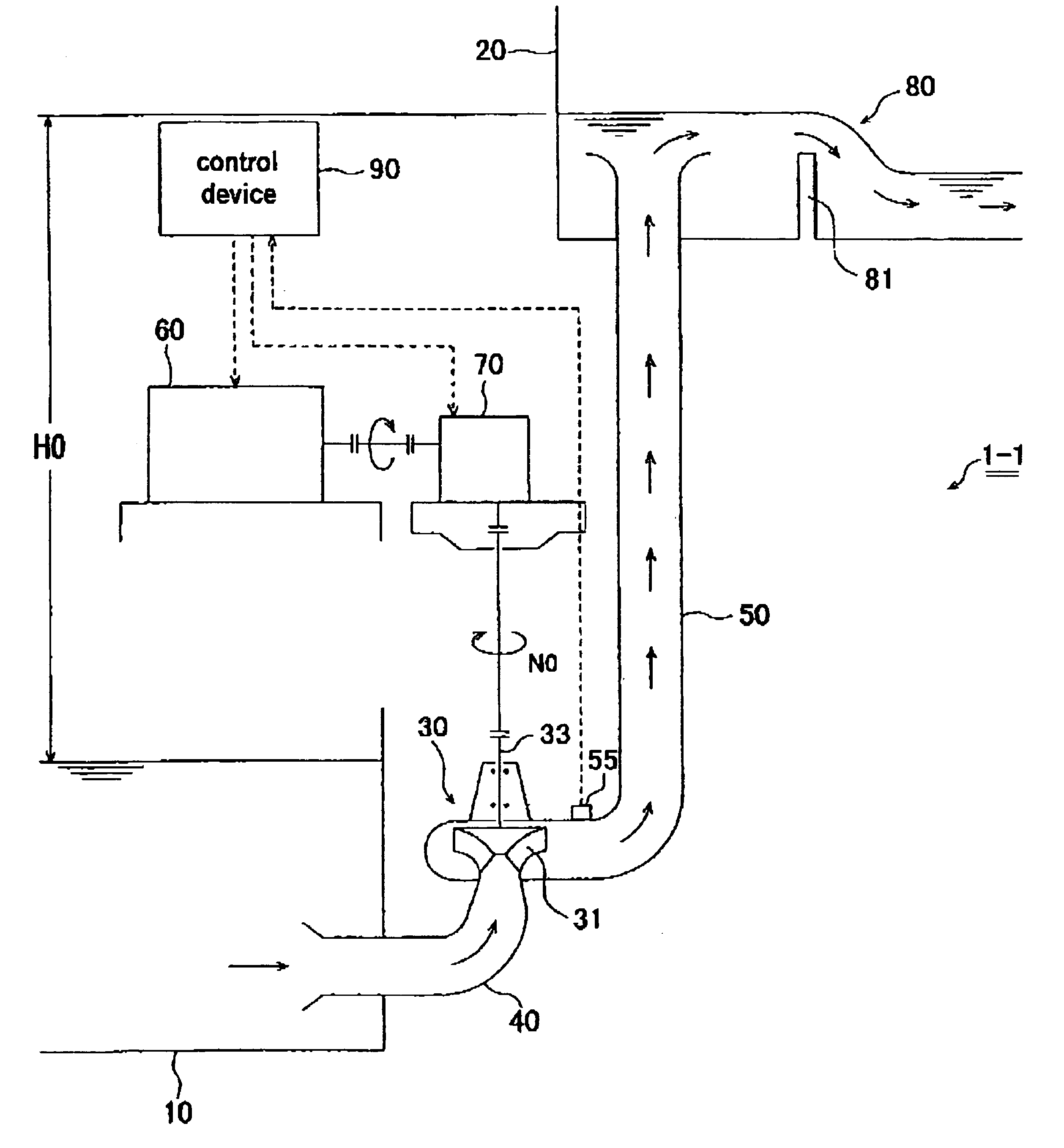 Water-lifting pump apparatus and method for controlling operation thereof