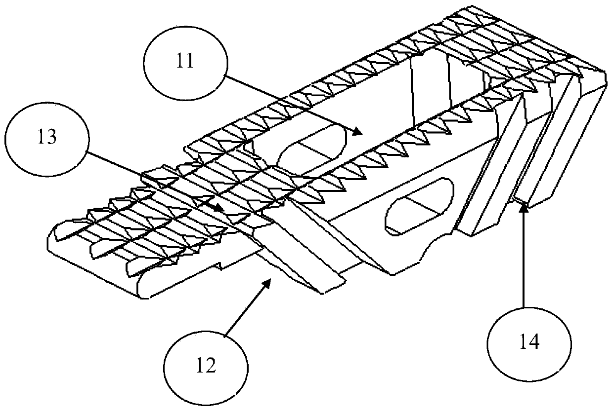 An expandable fusion device with adjustable height of intermediate bone graft