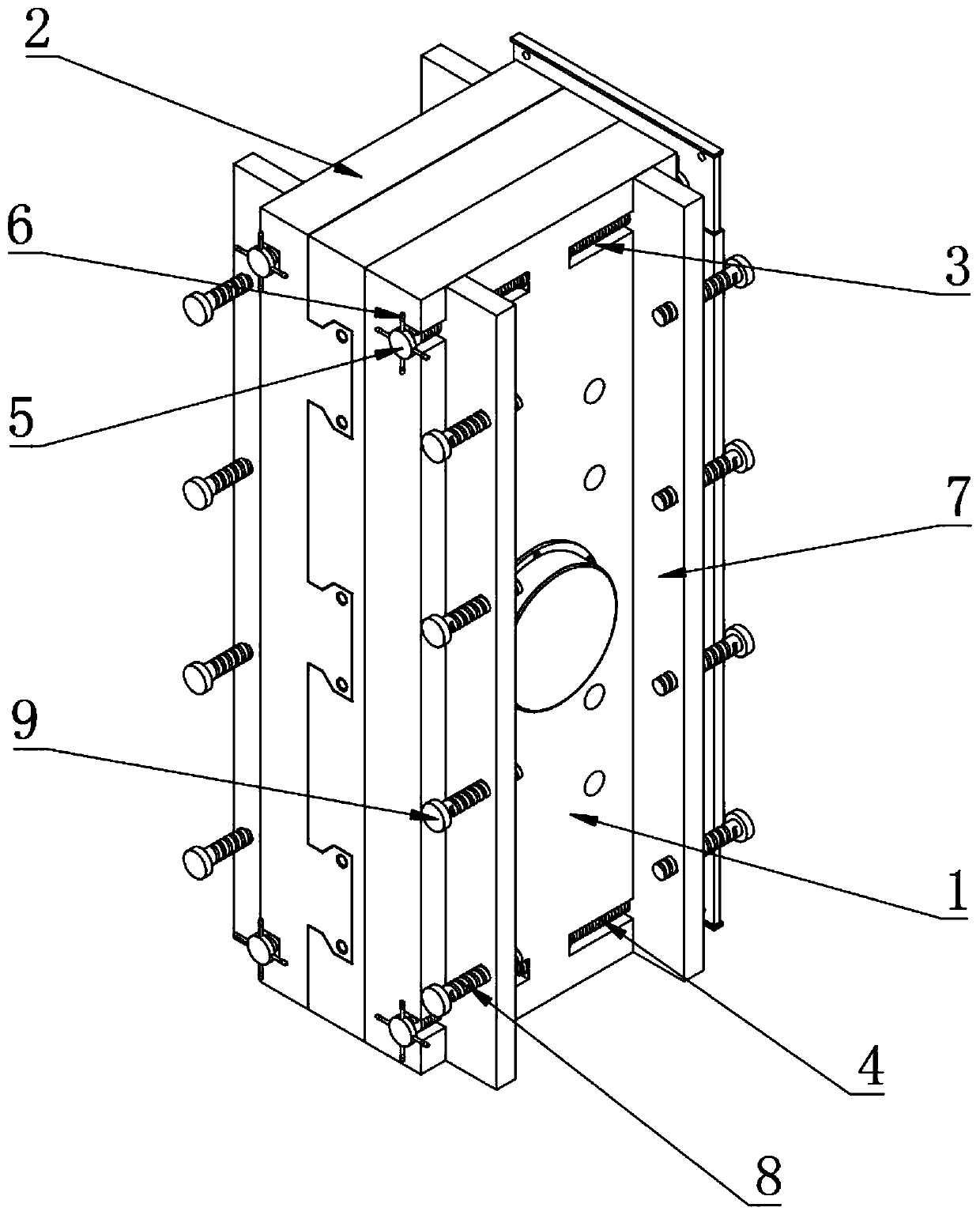 Assembly type integrated connecting device for building equipment