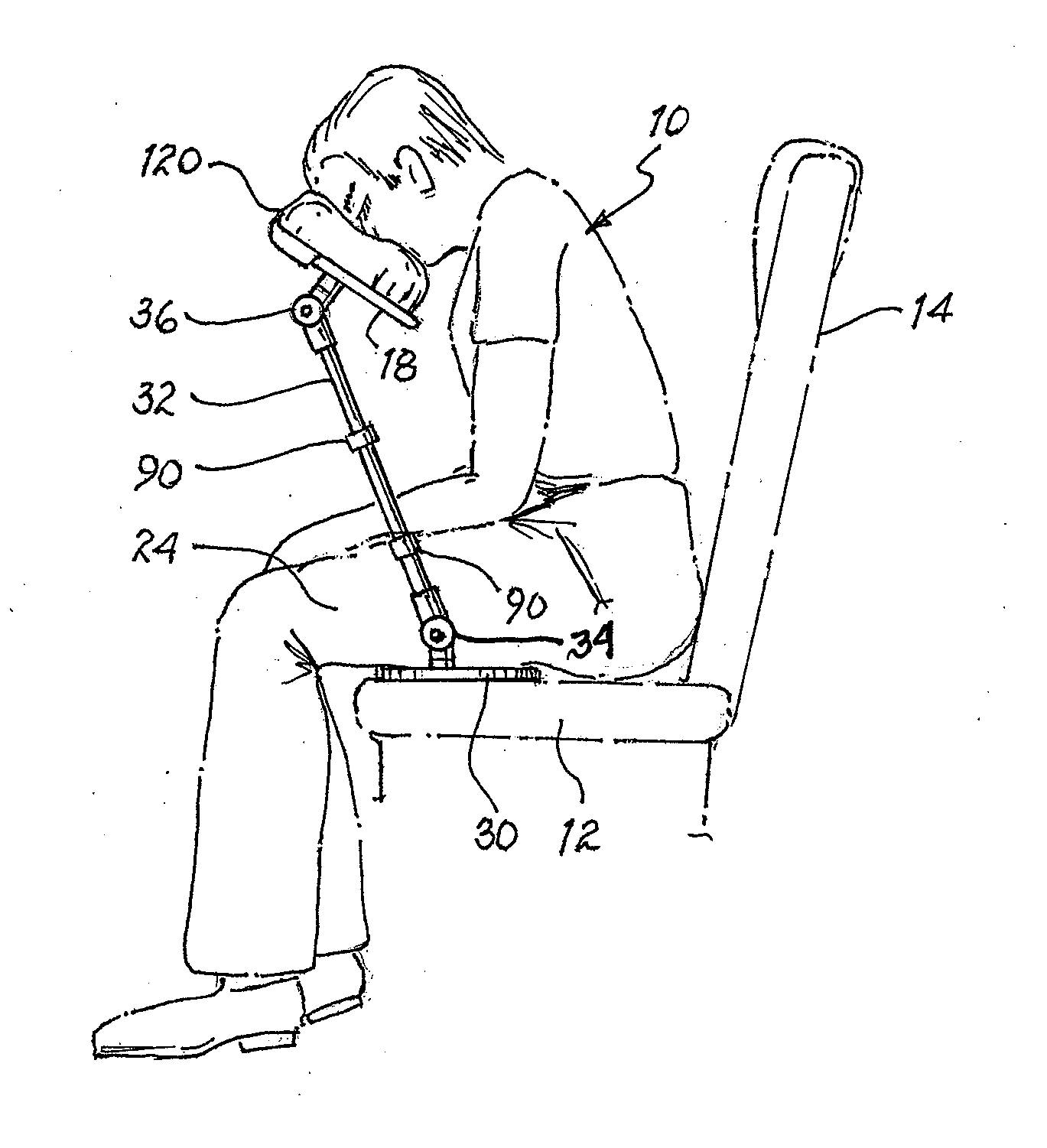 Headrest and work surface apparatus