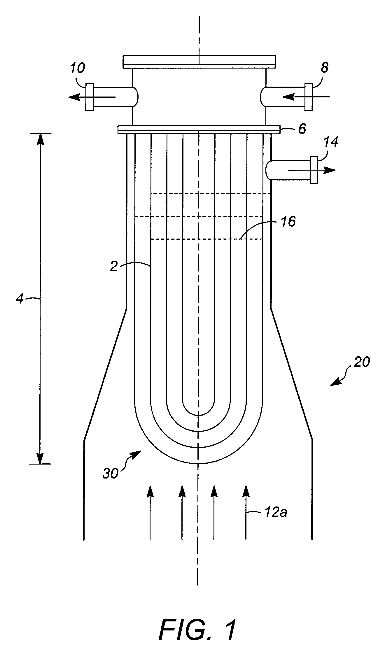 Re-direction of vapor flow across tubular condensers