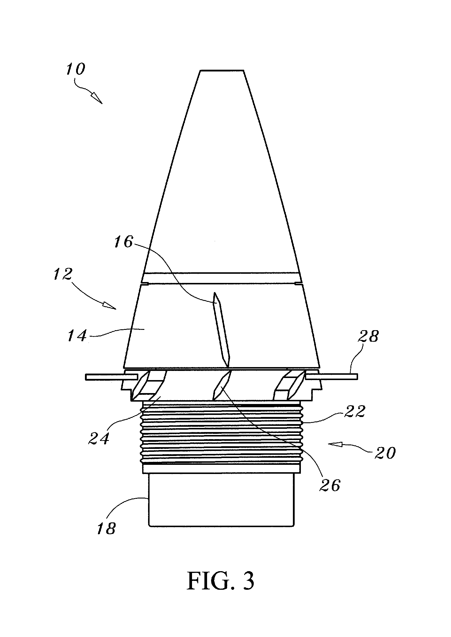 Trajectory modification of a spinning projectile