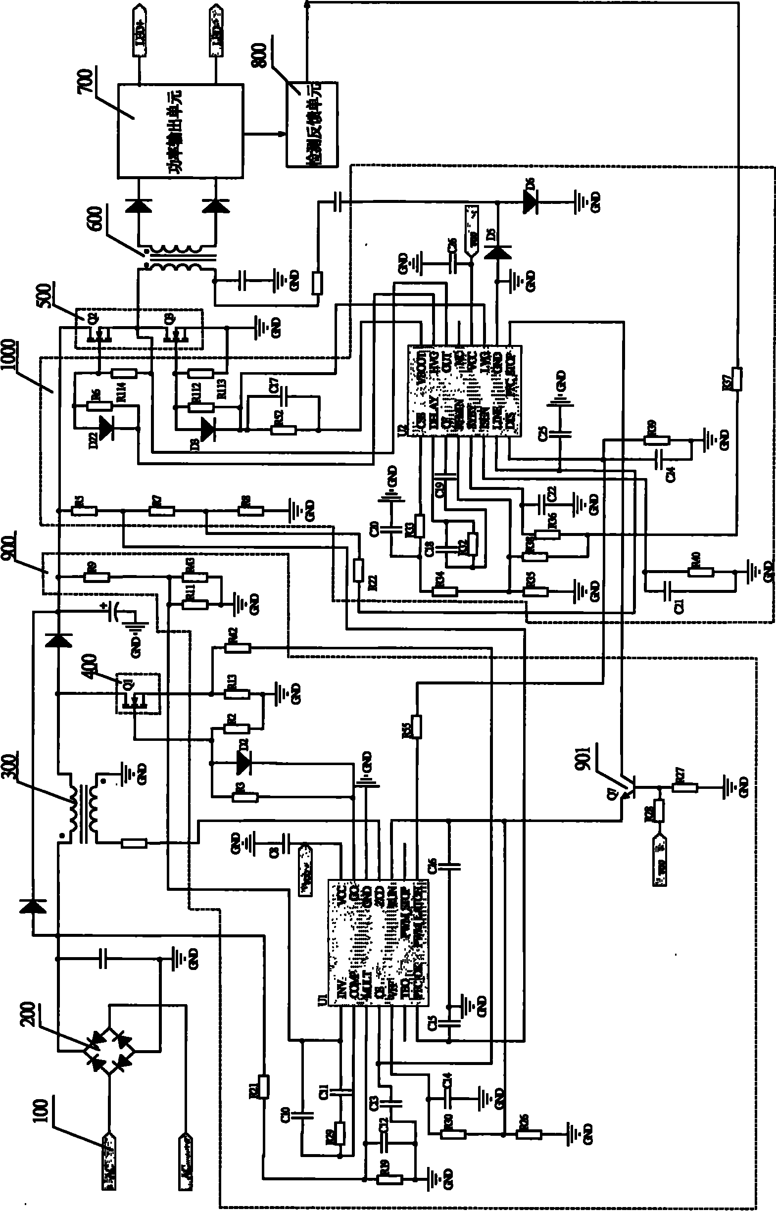 LED driving circuit and LED lamp