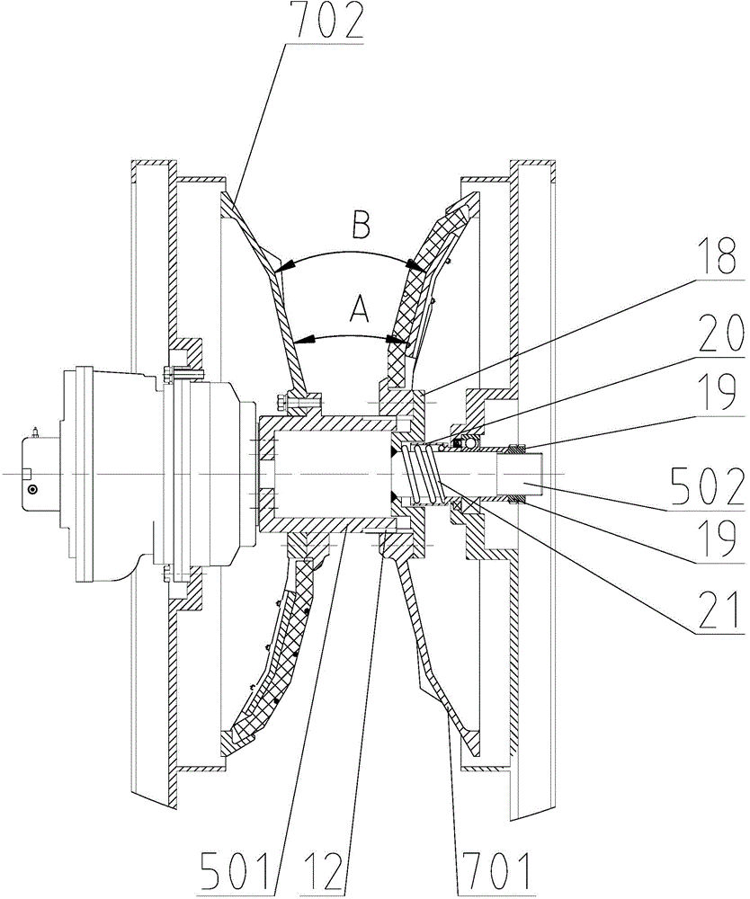 Floor type stern net hauling device for seine boat