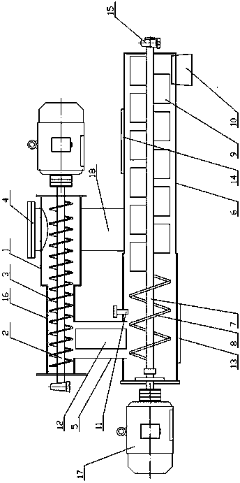 Shunting type elongated mortar stirrer