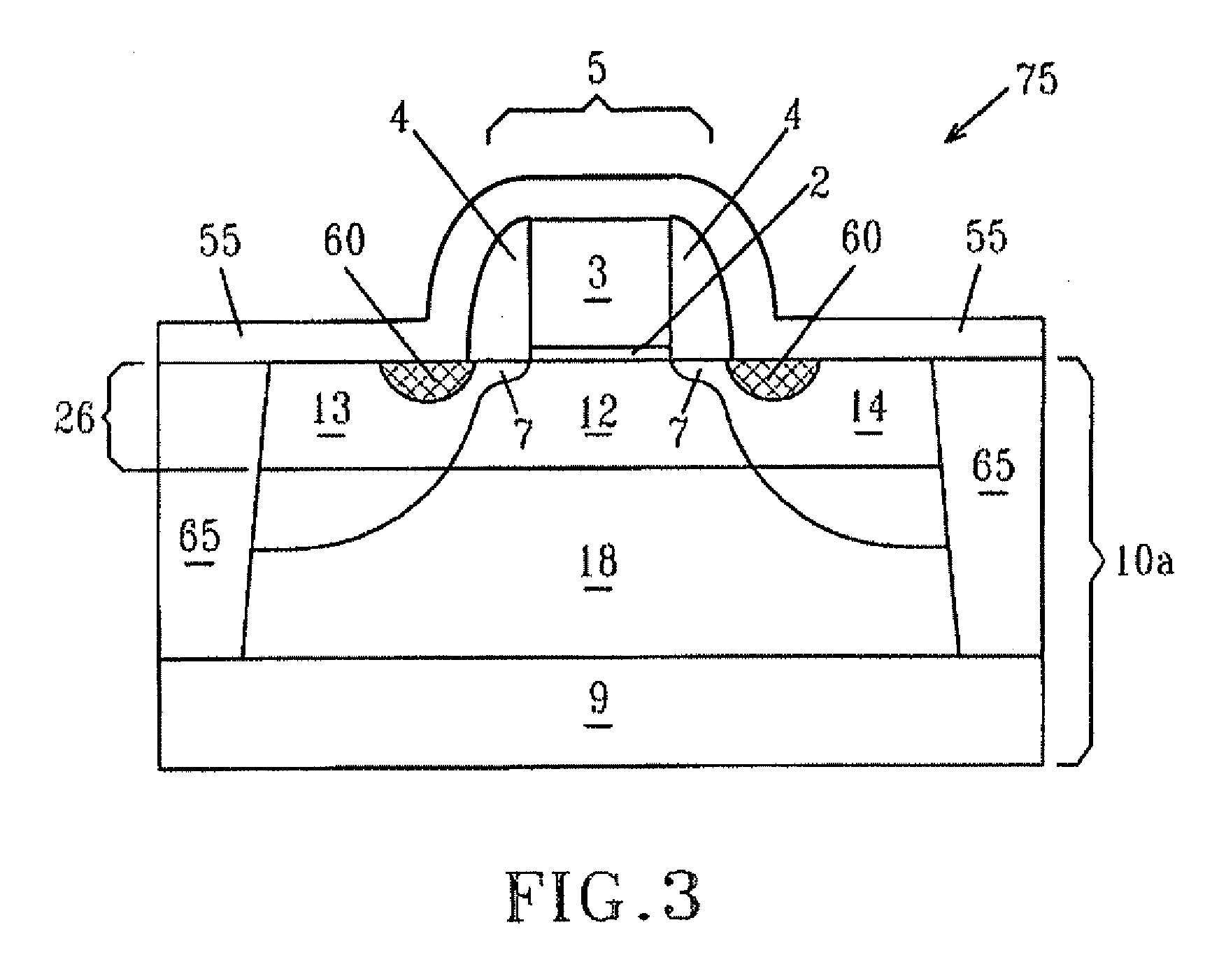 Strained-silicon CMOS device and method