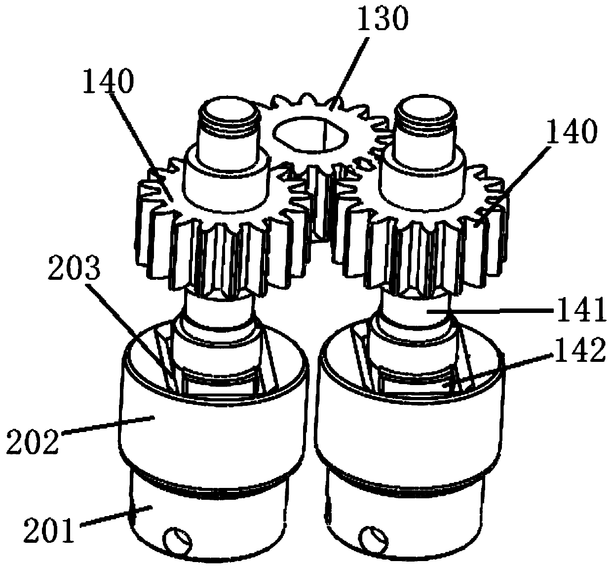 Screwing up device and live wire connecting device of puncturing wire clamp