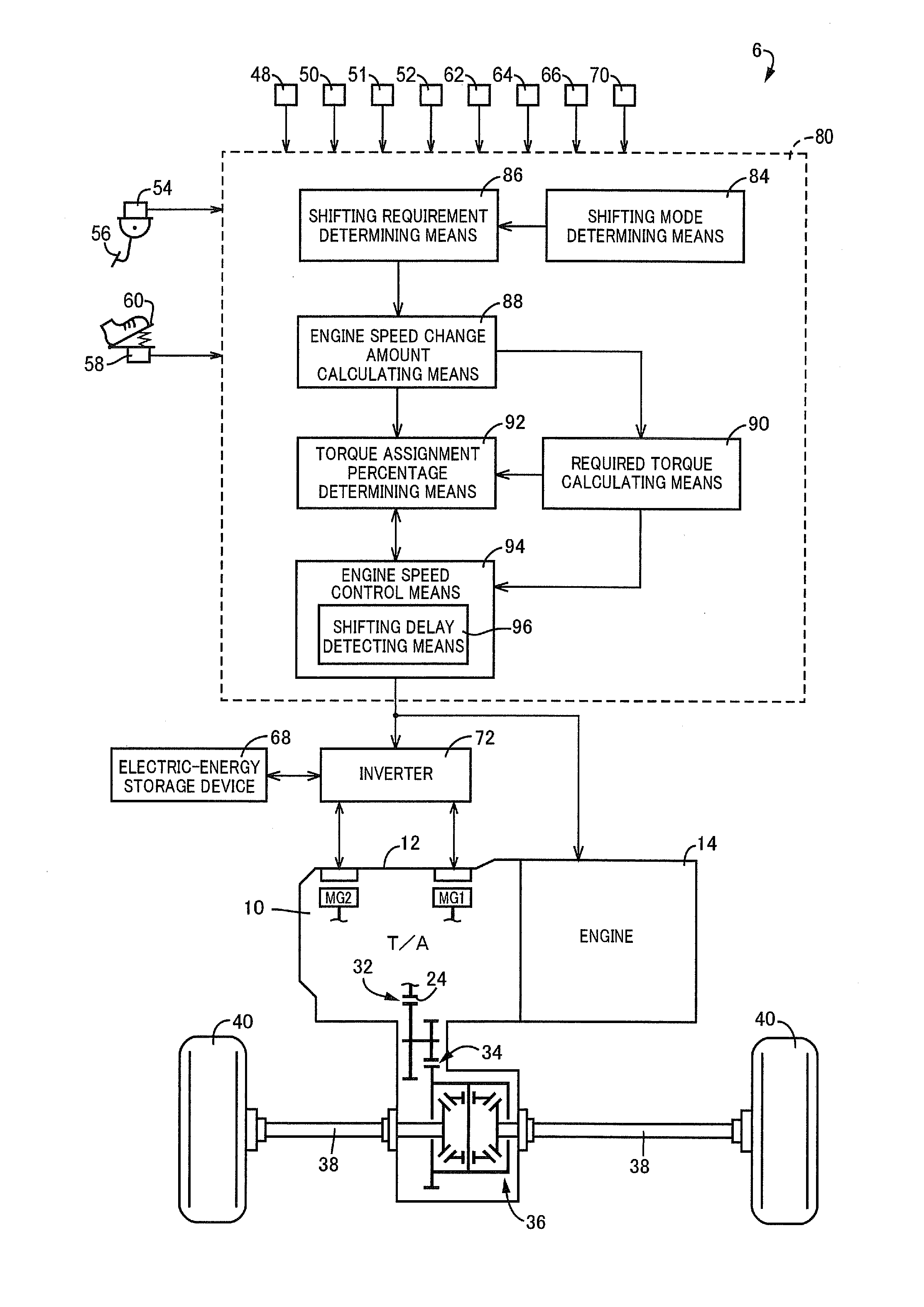 Control apparatus for vehicular drive system