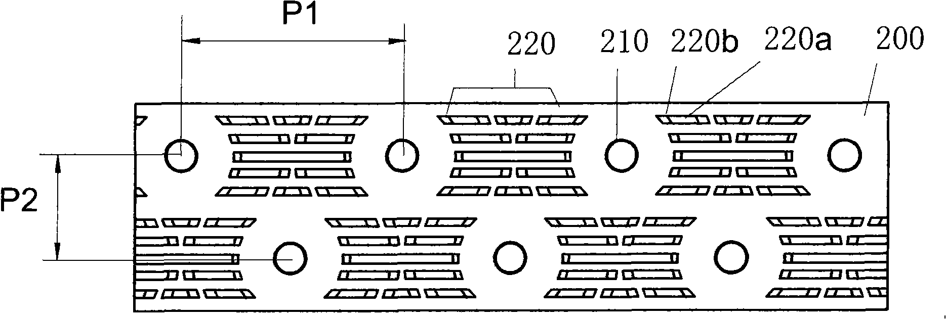 Finned tube type heat converter of air conditioner